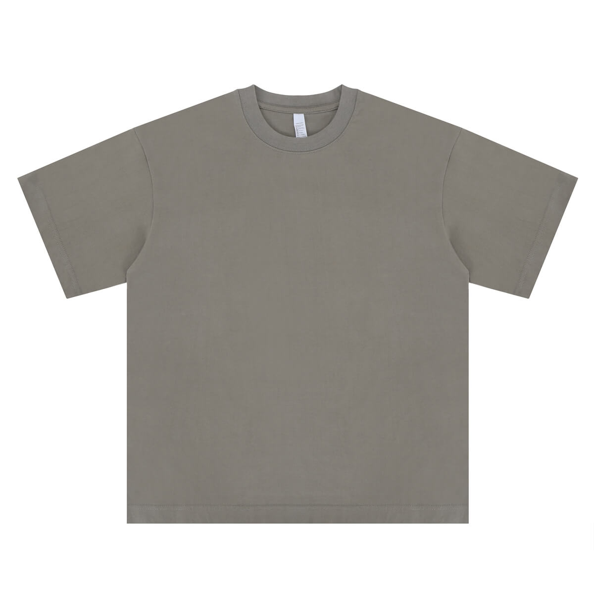Flat lay of a 100% Cotton Customizable Graphic Multi-Color Solid T-Shirt in vibrant color options
