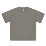 Flat lay of a 100% Cotton Customizable Graphic Multi-Color Solid T-Shirt in vibrant color options