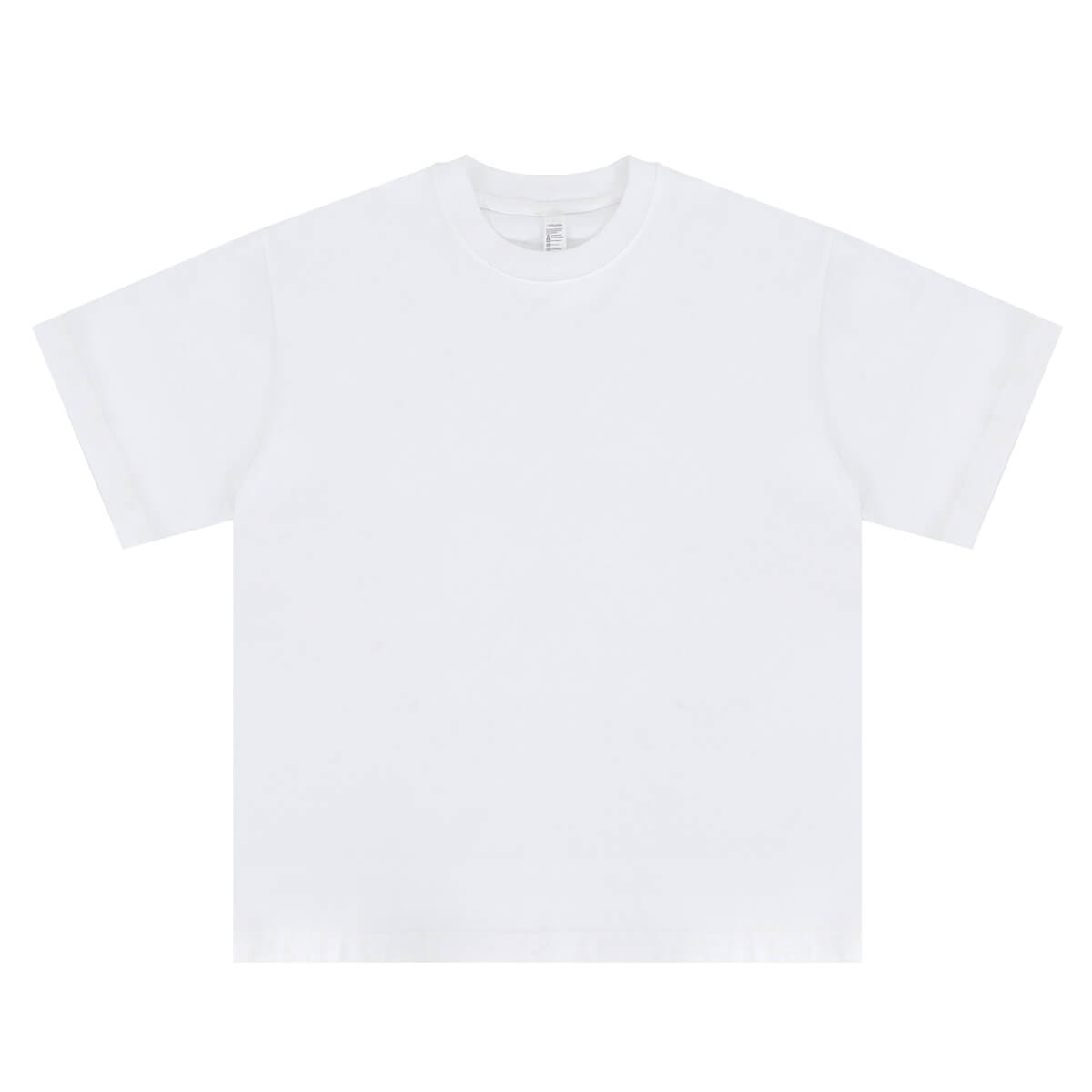 Flat lay of a 100% Cotton Customizable Graphic Multi-Color Solid T-Shirt in vibrant color options