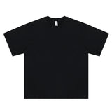 Flat lay of a 100% Cotton Customizable Graphic Multi-Color Solid T-Shirt in vibrant color options