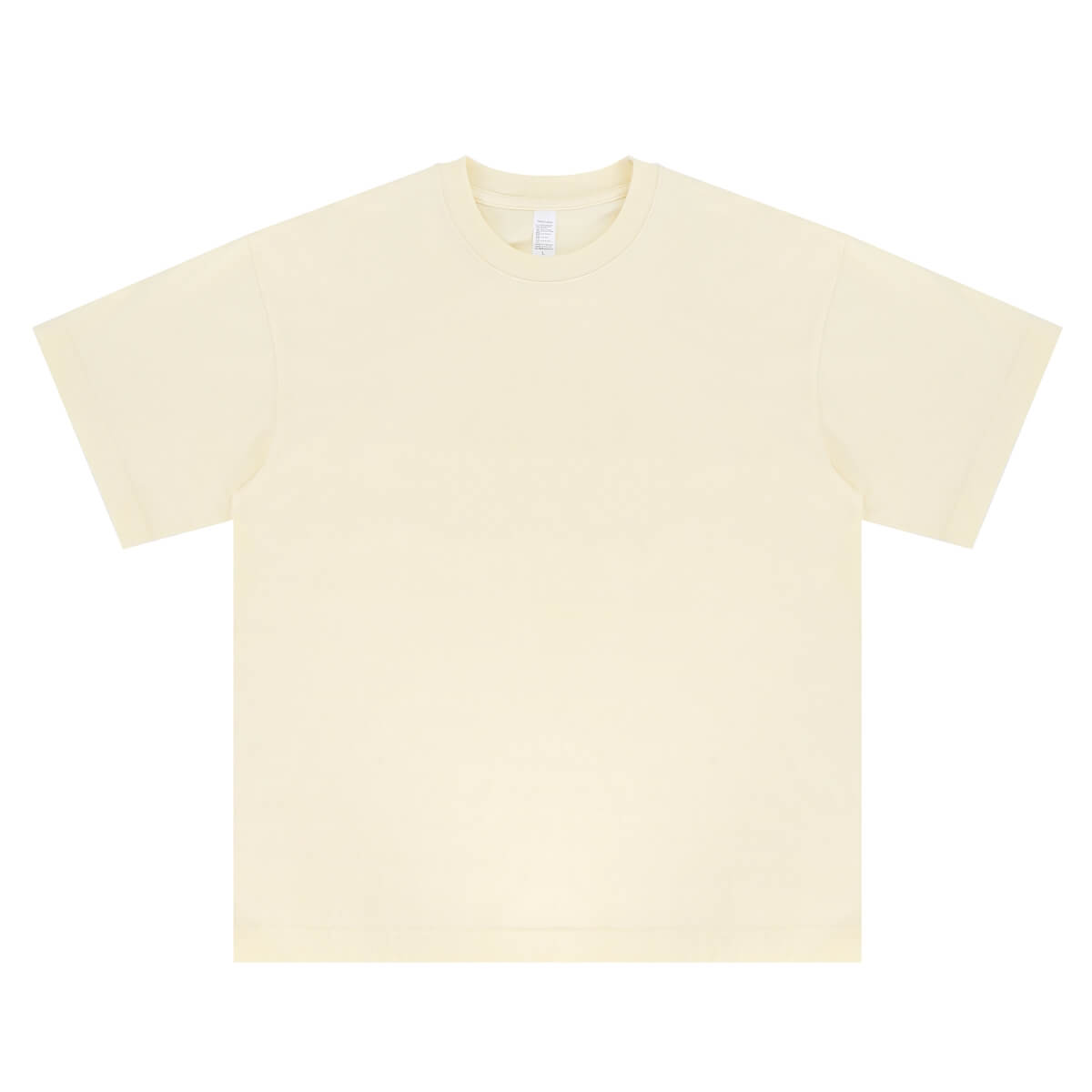 Flat lay of a 100% Cotton Customizable Graphic Multi-Color Solid T-Shirt in vibrant color options