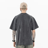 Men's soup | embroidered crew neck t-shirt f036