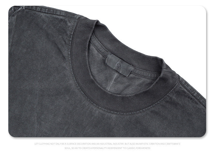 Men's soup | embroidered crew neck t-shirt f036