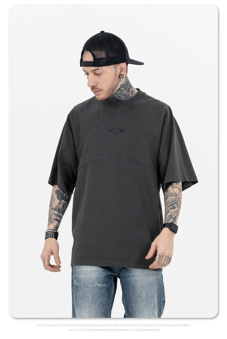 Sup Men's Clothing | Cropped Logo Embroidered T-shirt  F093