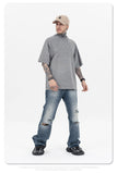 Sup Men's Clothing | Cropped Logo Embroidered T-shirt  F093