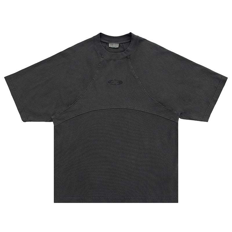 Sup Men's Clothing | Cropped Logo Embroidered T-shirt  F093