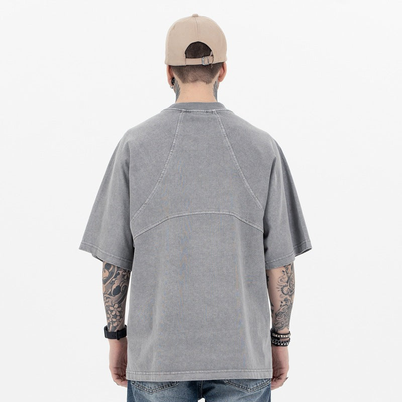 Sup Men's Clothing | Cropped Logo Embroidered T-shirt  F093