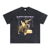 Flat lay of Beauty And The Beast Vintage Graphic T-Shirt