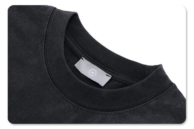Generation X graphic T-shirt close-up neckline detail