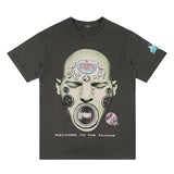 flat lay of Hip Hop Graphic T-Shirt