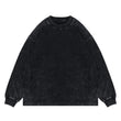 Qlacw washed and distressed custom sweatshirt 6-colors L008