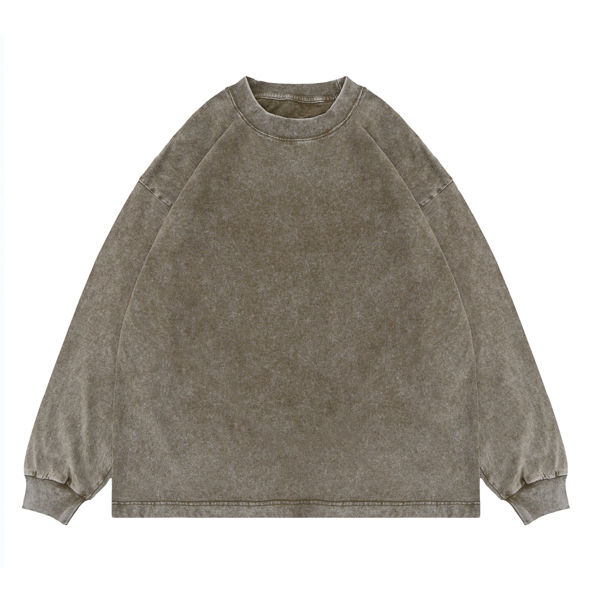 Qlacw washed and distressed custom sweatshirt 6-colors L008