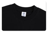 Neckline detail minimal art style 020 letter graphic t-shirt