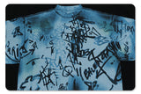 Back design detail of one more tee vintage street graffiti graphic t-shirt.
