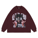 Flat lay of a 'QLACW' personalized logo soft pure cotton long sleeve T-shirt