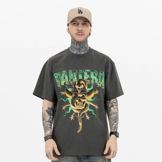 Vintage Medusa T-Shirt front view on model