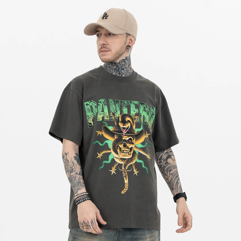 Vintage Medusa T-Shirt front view on model
