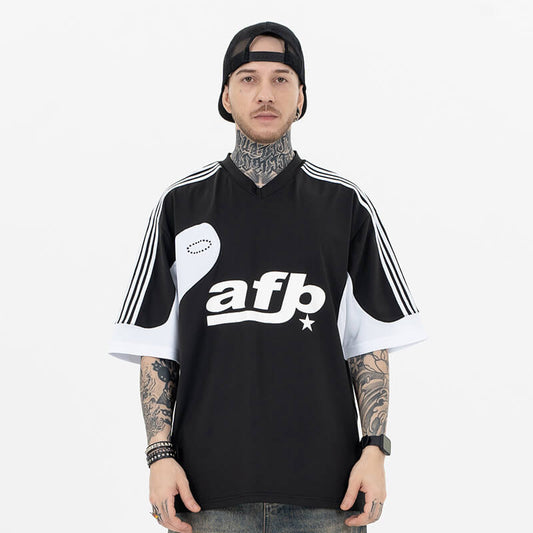 Vintage Street Colorblock Graphic T-Shirt