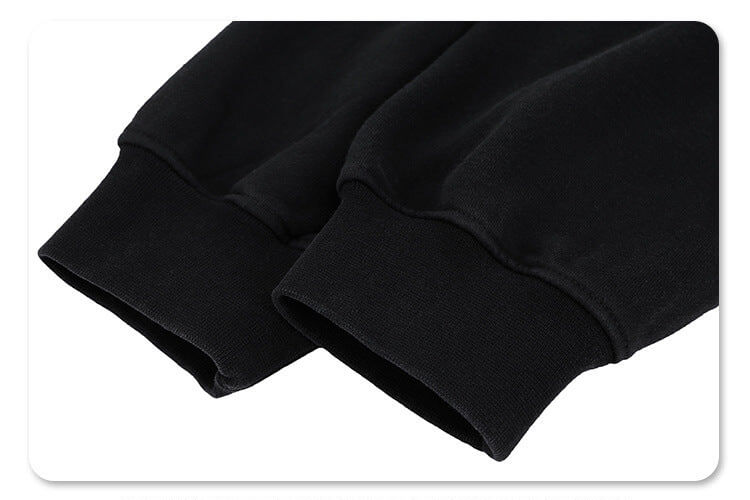 Close-up of sleeve details on vintage wash cardigan double zipper hoodie.