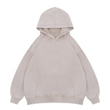 Vintage Washed Custom Graphic Solid Color Hoodie