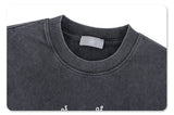 Detail of round neckline on Vintage Washed T-Shirt