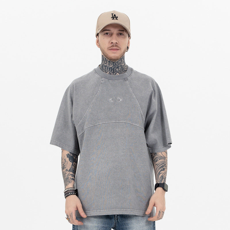 Sup Men's Clothing | Cropped Logo Embroidered T-shirt  F093