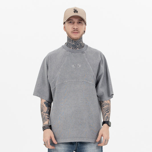 Sup Men's Clothing | Cropped Logo Embroidered T-shirt  F093