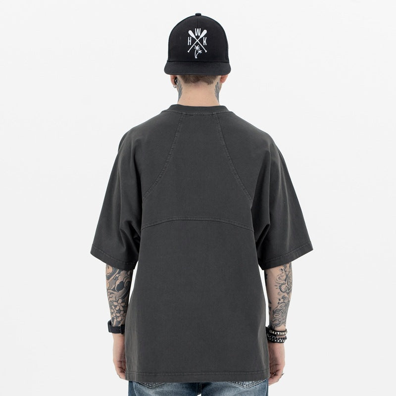 Sup Men's Clothing | Cropped Logo Embroidered T-shirt  F093