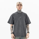 Men's soup | embroidered crew neck t-shirt f036