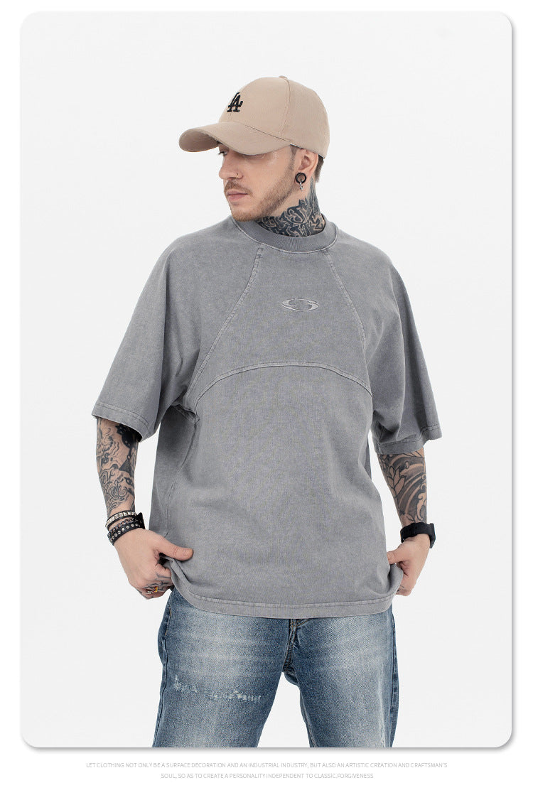 Sup Men's Clothing | Cropped Logo Embroidered T-shirt  F093