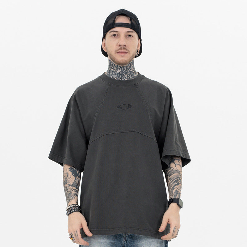 Sup Men's Clothing | Cropped Logo Embroidered T-shirt  F093