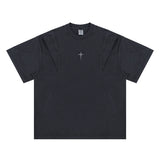 Lanhai Men's Clothing 2025 Fabric round Neck T-shirt F245