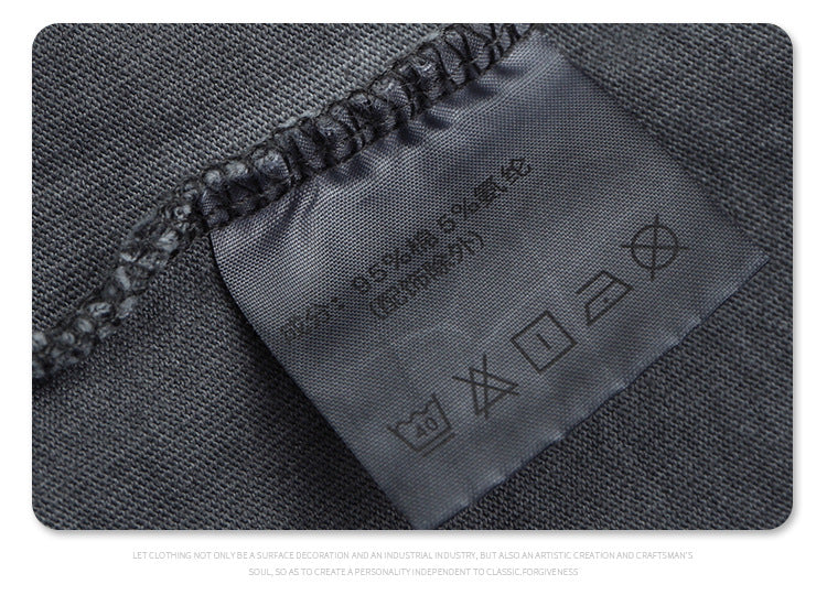 Men's soup | embroidered crew neck t-shirt f036