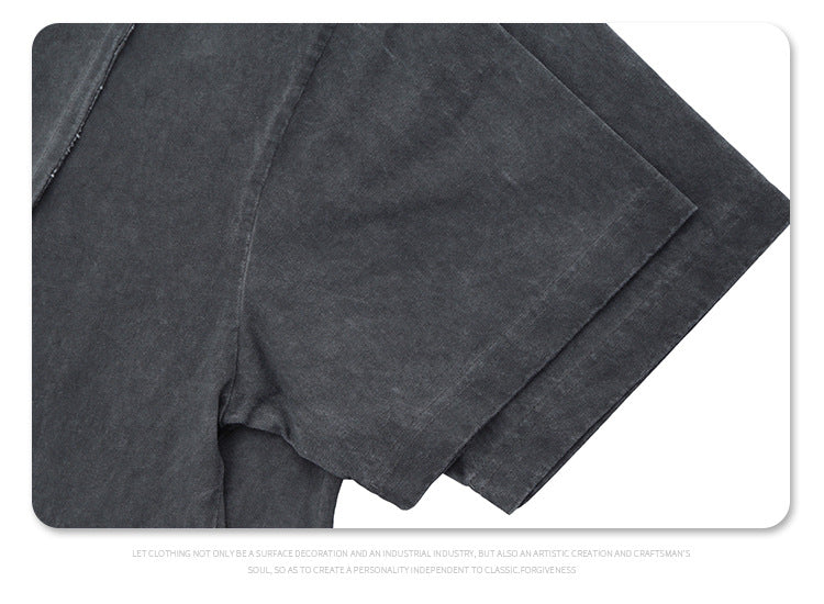 Men's soup | embroidered crew neck t-shirt f036