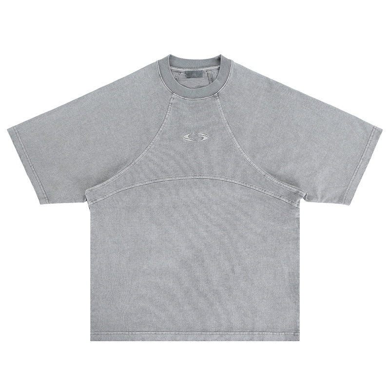Sup Men's Clothing | Cropped Logo Embroidered T-shirt  F093